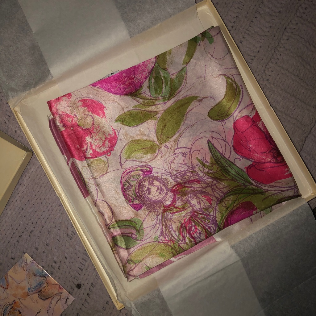 Edna Hibel Silk Scarf